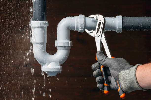 Professional Gas Line Repair technician working in Wales, WI